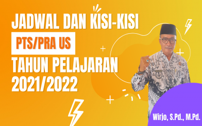 Jadwal PTS 2, PRA US dan Kisi-kisinya